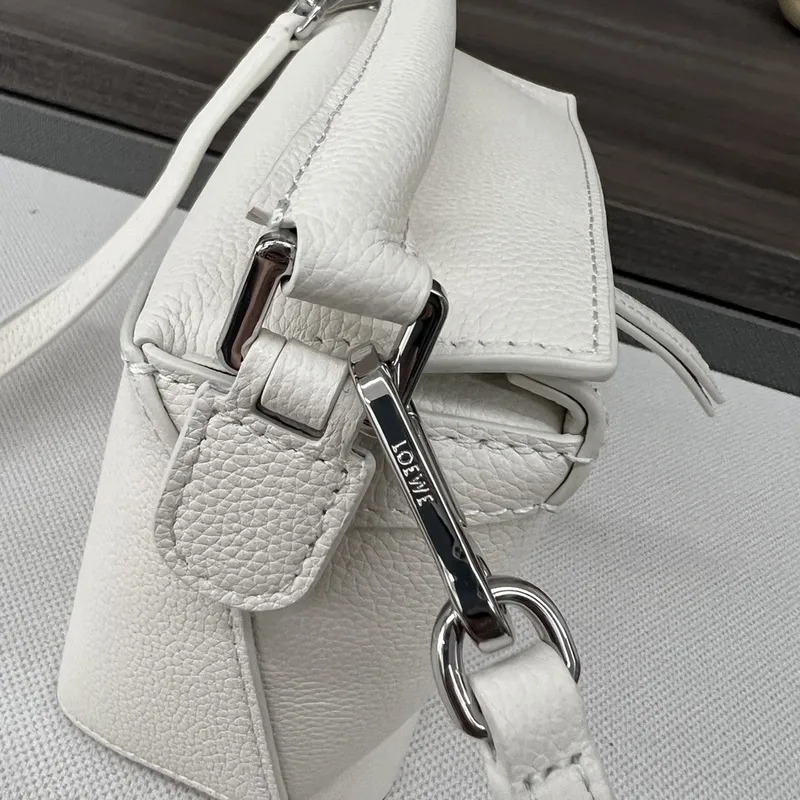 Loewe Puzzle Bags In Stylish Shades Showcasing Unique Geometric Design #A50417