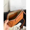 Givenchy Orange Leather Crossbody Bag With Signature Branding #A52347