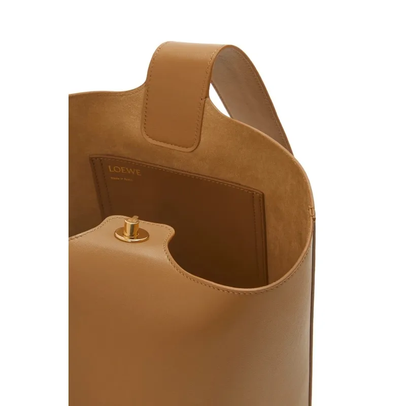 Loewe  Backpack - Multi-Tone Leather Patchwork, Anagram Logo, Drawstring Closure & Zipper Pocket, Stylish Luxury Backpack for Everyday Use #A56854