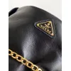 Prada Re-Edition Bucket Bag (4 Colors) – Red/Black/White/Brown Fabric with Gold-Tone Chain & Triangle Logo #A59177 Prada Re-Edition Bucket Bag (4 Colors) – Red/Black/White/Brown Fabric with Gold-Tone Chain & Triangle Logo #A59177