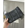 MCM Mini Crossbody Bag, Grid Pattern, Chain Strap, Style 65026 12.5 x 21.0 x 5.0cm #A61794