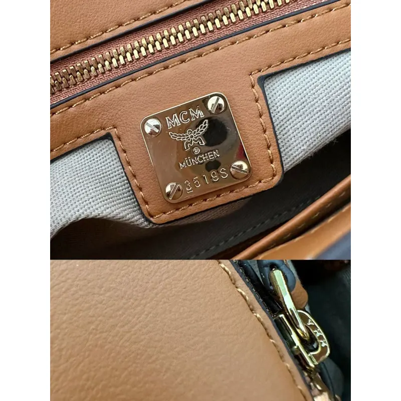 MCM Small Envelope Crossbody Bag, Visetos Monogram, Style 65008 11-18.5-4cm #A61796