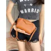 Givenchy Orange Leather Crossbody Bag With Signature Branding #A52347