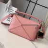 Loewe Featherlight Puzzle Nappa Leather Bag 24x10.5x16.5cm #A63865