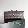 Bottega Veneta Leather Clutch with Knot Closure #A45659 Bottega Veneta Leather Clutch with Knot Closure #A45659
