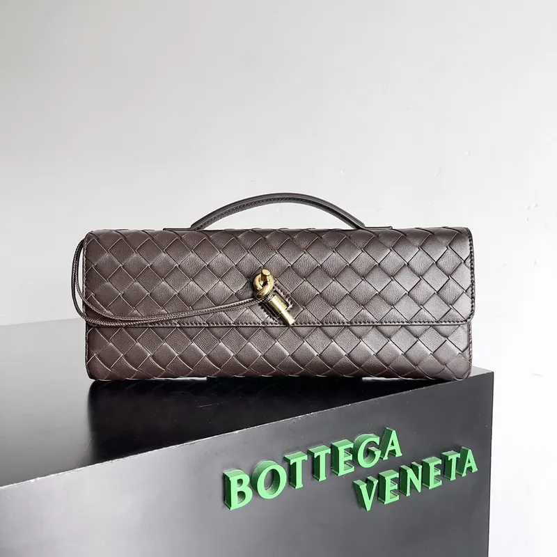 Bottega Veneta Leather Clutch with Knot Closure #A45659 Bottega Veneta Leather Clutch with Knot Closure #A45659