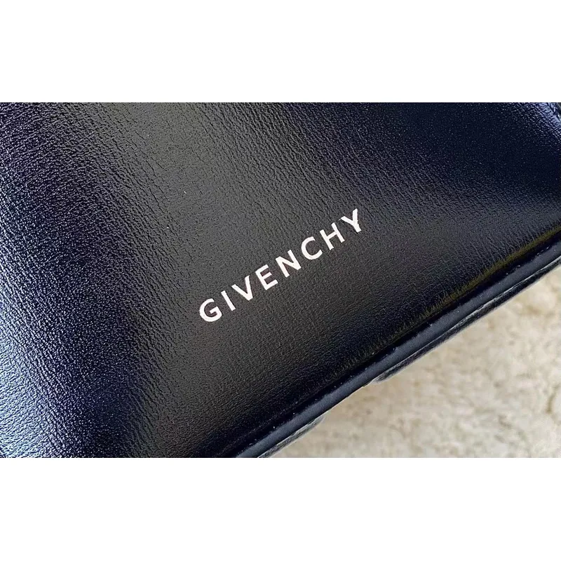 Givenchy Two Tone Leather Bucket Bags With Drawstring Closure #A52345