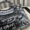 Balenciaga Distressed  Bag with Graffiti Details #A46204
