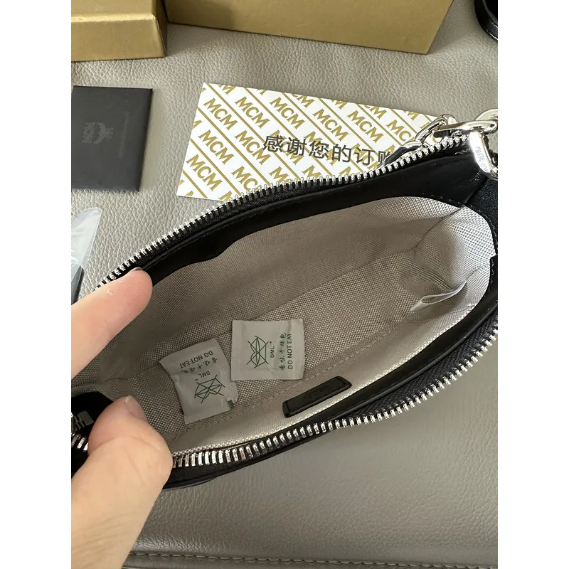 MCM Visetos Nappa Mini Delmy Chain Shoulder Bag Size:12.5x21.0x5.0cm #A49132 MCM Visetos Nappa Mini Delmy Chain Shoulder Bag Size:12.5x21.0x5.0cm #A49132