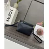Loewe Puzzle Bag Small Navy Blue Leather with Cloud Design Accents #A50945