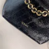 Loewe Mini Flamenco Purse Crocodile-Effect Bucket Bag, 23 x 17 x 5.5 cm #A63230