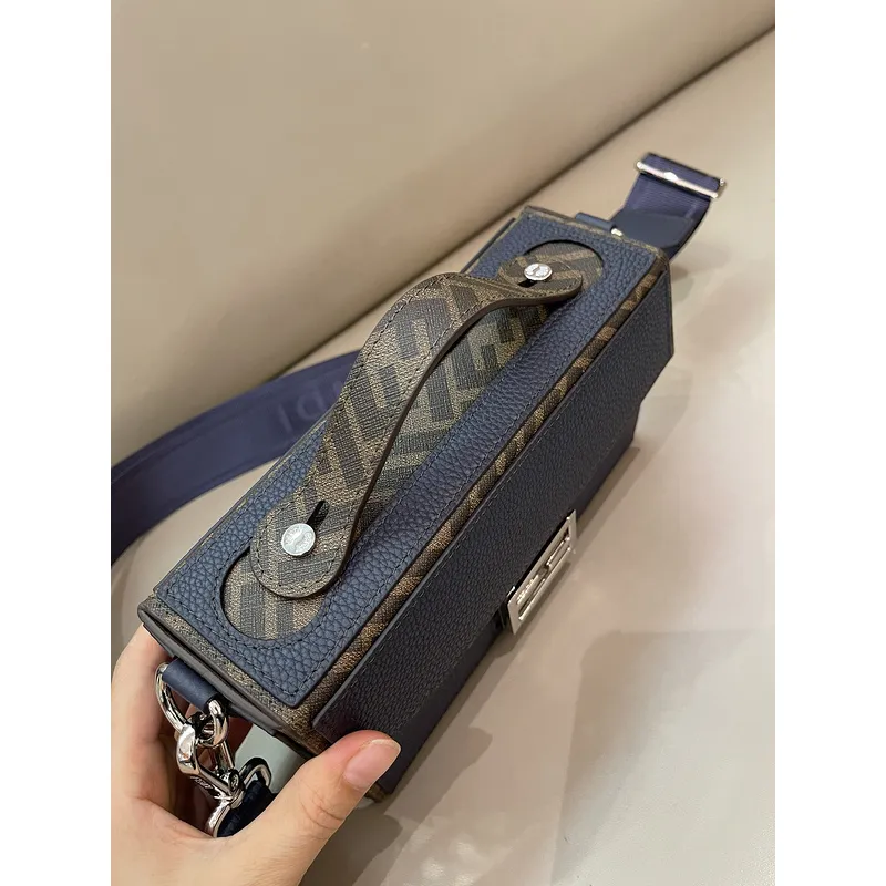 Baguette Soft Trunk Leather Multicolour Size:22*13*6.5cm #A49093