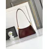 Prada Cleo Shoulder Bag (4 Colors) – Brown/Navy/Black/White Saffiano Leather with Gold-Tone Chain Strap #A59176