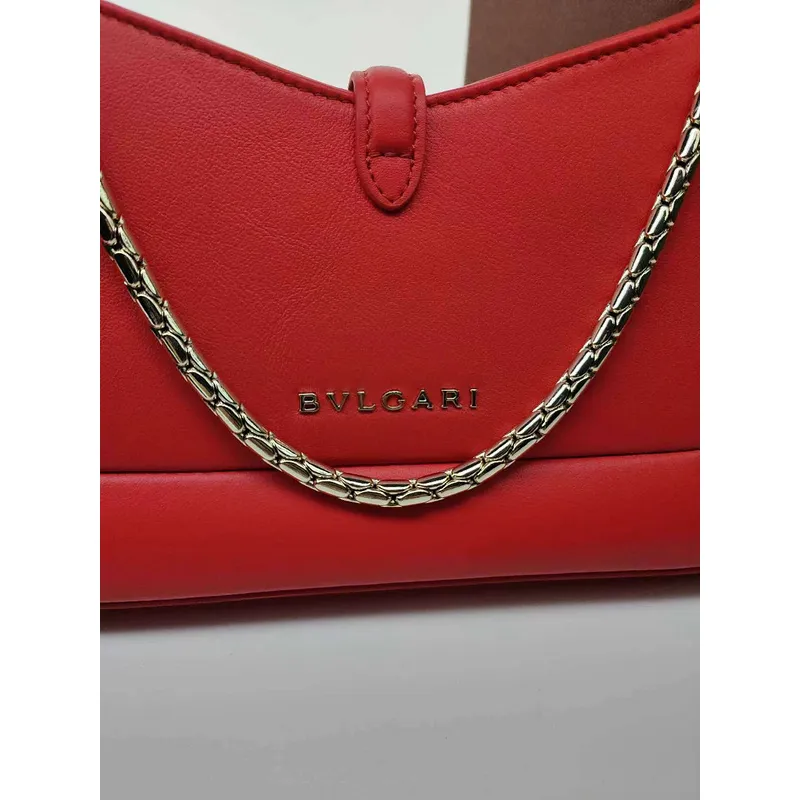 Bvlgari Serpenti Handbag Collection In Vibrant Colors And Chain Detailing #A51659