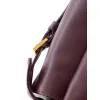 Prada Galleria Soft Shoulder Bag (2 Colors) – Burgundy/Black Leather with Gold-Tone Triangle Logo & Convertible Strap #A59180