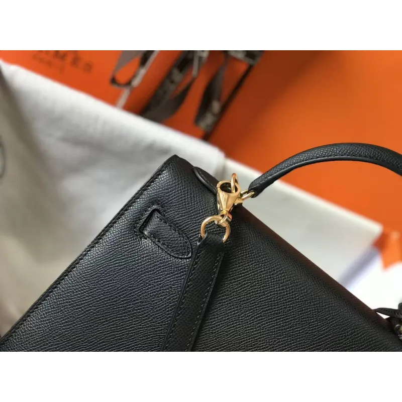 Hermes handbag Black #A42845