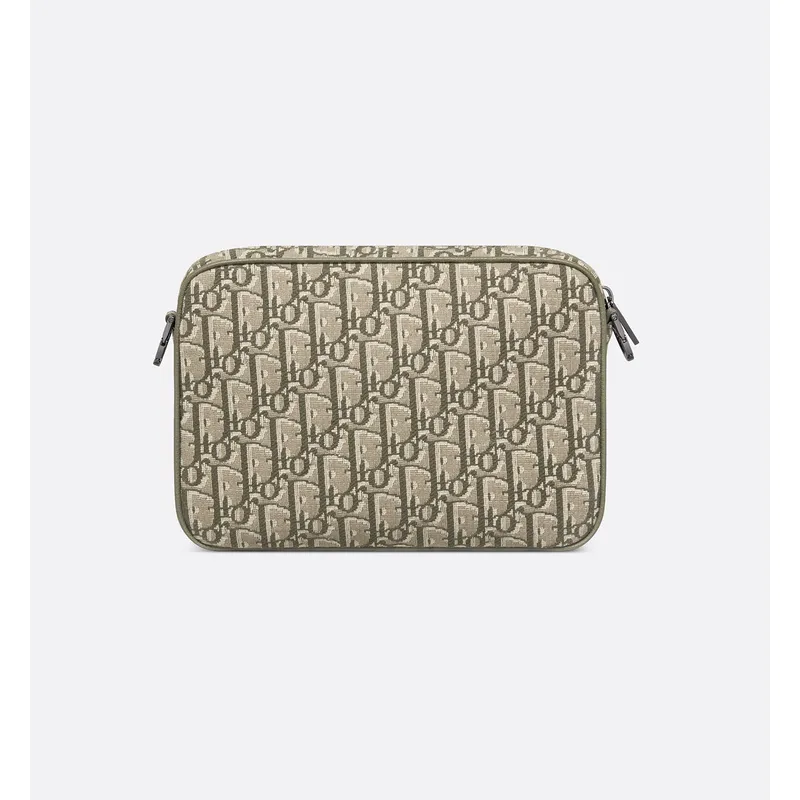 D-ior Beige Oblique Pattern Crossbody Bag With Signature Strap And Pouch  size:23×17×4cm #A54108