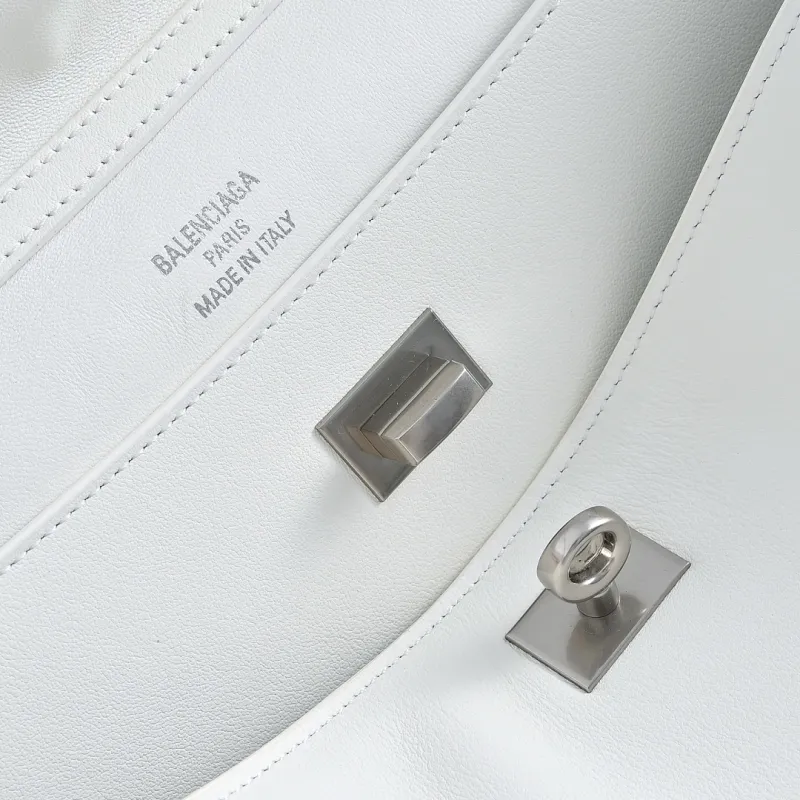 Balenciaga Rodeo Soft Leather Handbag Silver Buckle 35x23x11cm  #A64962
