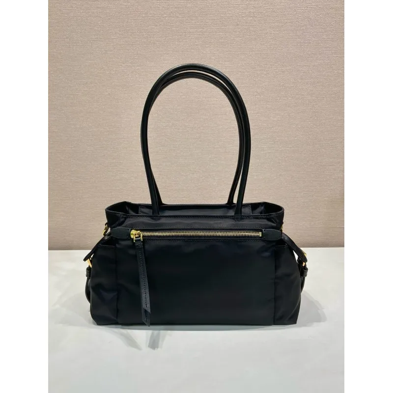 Prada Black Nylon Tote Bag 1BG596 #A55690