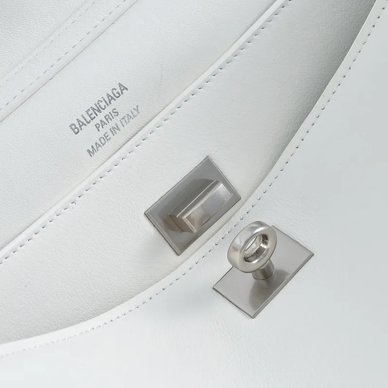Balenciaga Rodeo Soft Leather Handbag Silver Buckle 35x23x11cm  #A64962