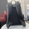Gucci GG Supreme Canvas Backpack With Leather Trim And Drawstring Closure #A50427