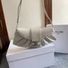 Celine Leather Polly - Neutrals Shoulder Bags, Handbags #A49257