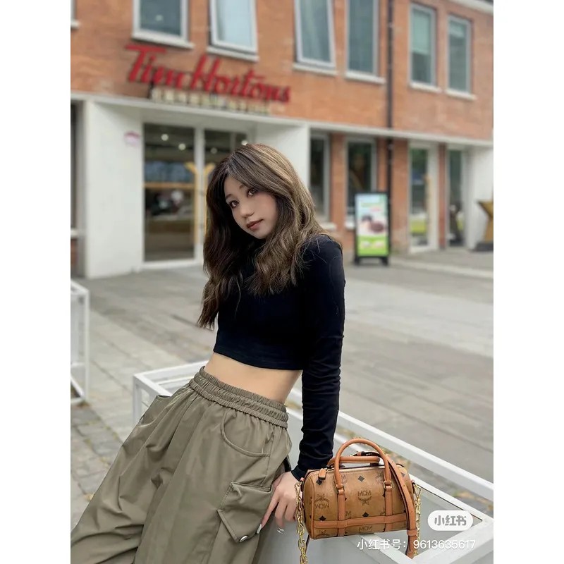 MCM Boston Pillow Bags High Quality  #A47940