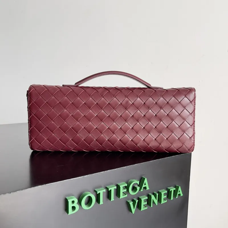 Bottega Veneta Leather Clutch with Knot Closure #A45659 Bottega Veneta Leather Clutch with Knot Closure #A45659