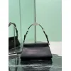 Prada Black Leather Shoulder Bag 1BC262 #A55688