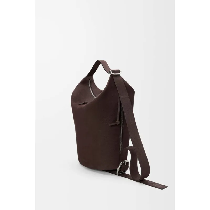 Loewe Loop Suede Bucket Shoulder Bag, 39 x 15.5 x 39 cm #A63228
