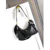Prada Galleria Soft Shoulder Bag (2 Colors) – Burgundy/Black Leather with Gold-Tone Triangle Logo & Convertible Strap #A59180