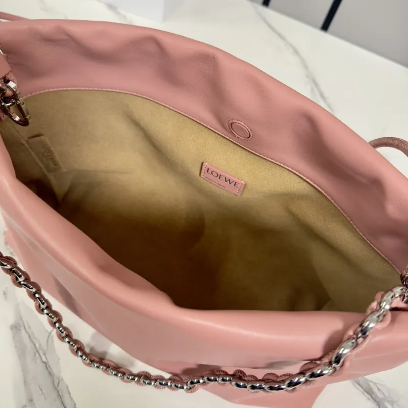 Loewe Flamenco Purse Nappa Leather Shoulder Bag, 30 x 10.5 x 20 cm #A63232