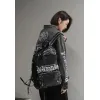 Balenciaga 188024 Le Cagole Backpack in Cracked Lambskin Size 35x46x18CM #A62924