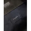 Saint Laurent 844346 Niki Series Suede Bucket Bag - Dark Brown with LE CASSANDRE Logo #A59503 Saint Laurent 844346 Niki Series Suede Bucket Bag - Dark Brown with LE CASSANDRE Logo #A59503