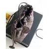 Chanel 26S Quilted Drawstring Bucket Bag, 17 x 22 x 8 cm #A63225