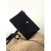 Chanel Woven Tote Textured Raffia Signature Logo &amp Chain Embracing Summer Elegance size38 #A54203