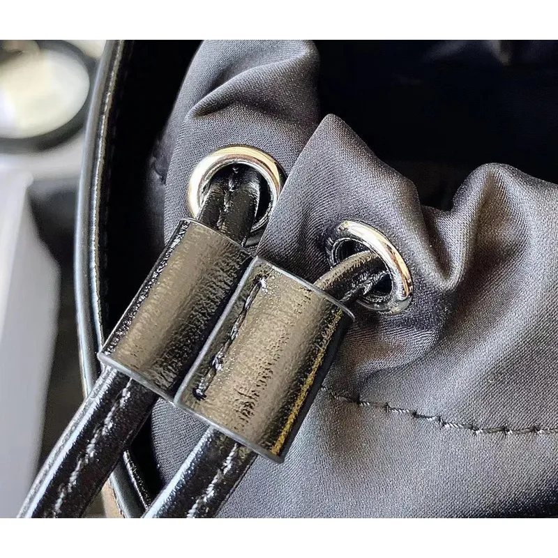 Givenchy Two Tone Leather Bucket Bags With Drawstring Closure #A52345