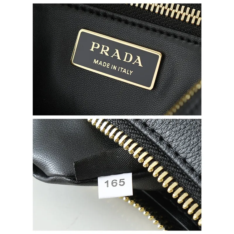Prada Leather Shoulder Bags in Neutral Tones for Timeless Elegance size:31×18×10cm #A53926