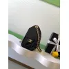 Chanel Hobo Shoulder Bag  Hippie Style Vintage Gold Coin Button Drawstring Bucket Bag #A59440