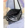 Givenchy Black Leather Shoulder Bag With Signature Hardware #A52355