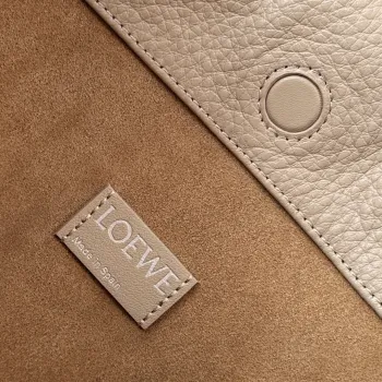 Loewe 012403 Flamenco Purse in Pebbled Calfskin Size 30x10.5x20CM #A62923