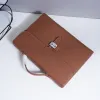 Hermes Leather Briefcase Collection: Timeless Design for the Discerning Professional size:39×29×6cm #A53668