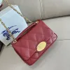 Burberry Quilted Leather Crossbody Bags With Gold - Tone Hardware size:20×7×16cm #A53756