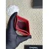 Chanel card holder with chain detail. #A45548