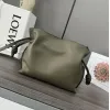 Loewe Flamenco Nappa Leather Drawstring Bag 23x18x9cm #A63859
