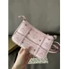 MCM Mini Crossbody Bag, Grid Pattern, Chain Strap, Style 65026 12.5 x 21.0 x 5.0cm #A61794