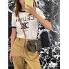 Celine Triomphe Pattern Saddle Bag in Brown and Black for Timeless Elegance size:20×14×5cm #A54102