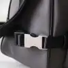 Prada Mens Dark Gray Re-Nylon Crossbody Messenger Bag with Detachable Pouch – Iconic Triangle Logo Adjustable Strap #A58757