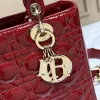 D-ior Lady Handbags Black/Wine/Red/White #A57293