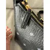 MCM Aren Visetos Hobo Shoulder Bag, PVC Leather, Style 65037 26x19x9.5cm #A61792